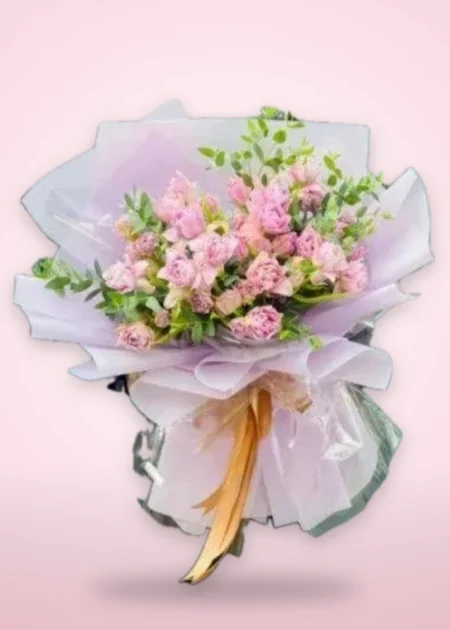 Bó Hoa Tulip Kép Dễ Thương -Tul12
