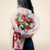 Bó Hoa Hồng Đỏ Dễ Thương - hb05