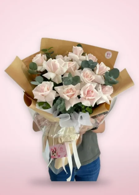 Bó Hoa Hồng Kem Đặc Biệt - HB06