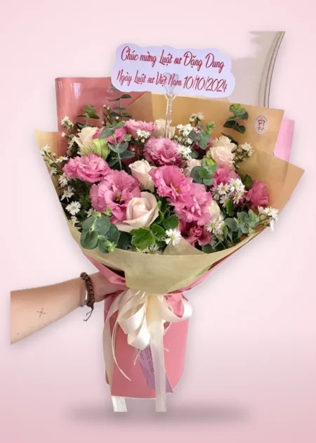 Bó Hoa Hồng Nhạn - hb09