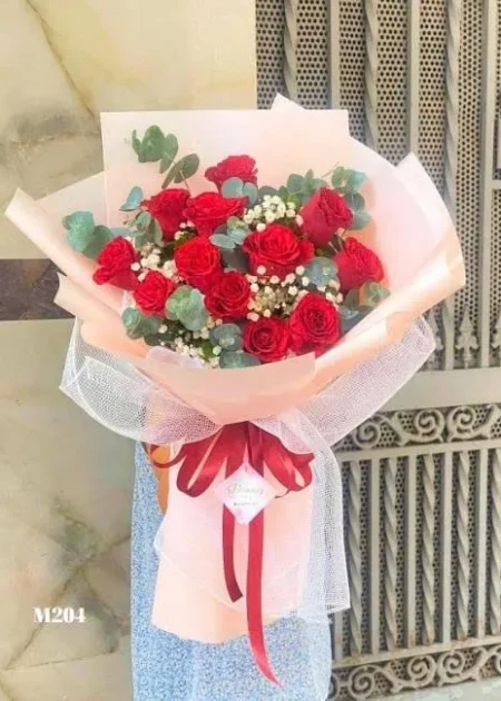 Bó Hoa Hồng Đỏ Tặng Người Yêu