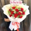 bó hoa 9 bông hồng đỏ