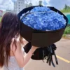 Bó hoa cẩm tú cầu xanh dương Lam Ngọc Kiêu Sa