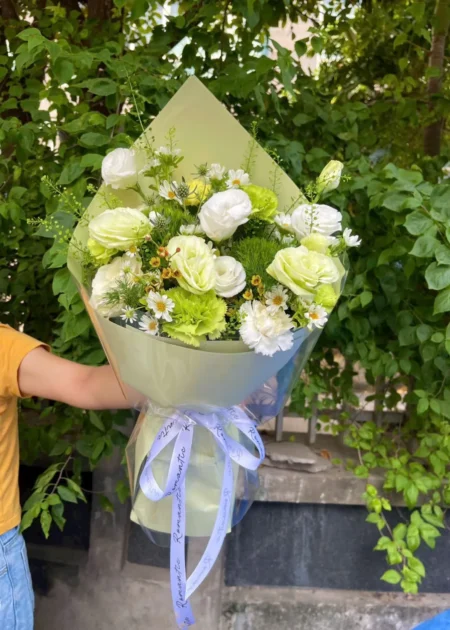 Bó Hoa Cát Tường – Sớm Mai Xanh