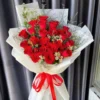 Bó Hoa Hồng Đỏ Cúc Họa Mi Ngày Mới Tươi Xinh - Hb1080 2 bó hoa hồng đỏ cúc họa mi