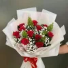 Bó Hoa Hồng Đỏ Nhỏ Nụ Hôn Ban Mai - Hb1070 3 bó hoa hồng đỏ nhỏ