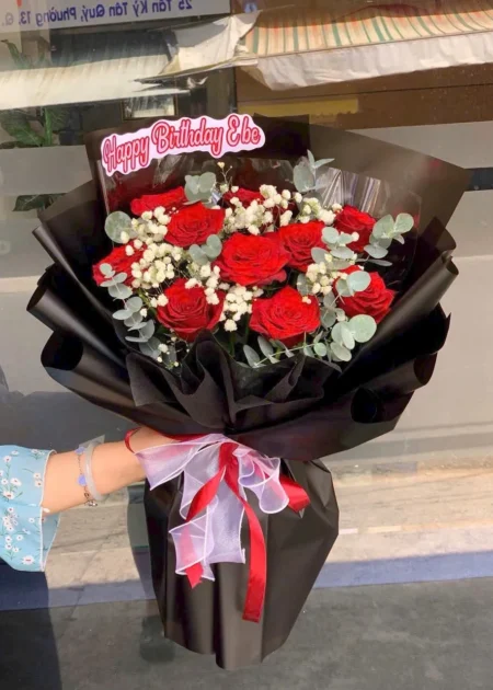 Bó Hoa Hồng Đỏ Quyến Rũ