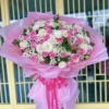 Bó Hoa 20/10 Niềm Vui Bất Tận – Hoa Hồng Mix Cát Tường - Hb01069 3 bó hoa 20/10 hồng mix niềm vui bất tận