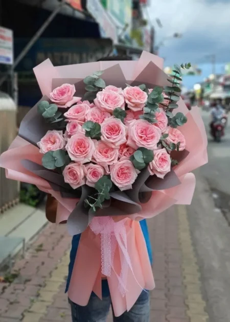 bó hoa hồng ohara khổ lớn