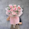Bó Hoa Hồng Phấn Dịu Ngọt – Hb1011 3 Bó Hoa Hồng Phấn Dịu Ngọt