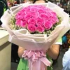 Bó Hoa Hồng Sen Trái Tim Hồng – Hb1075 3 bó hoa hồng sen