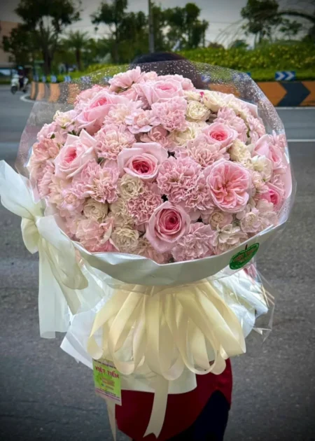 bó hoa hồng xinh tươi