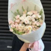 Bó Hoa Kiểu Hàn Quốc – Sương Sớm Kem Hồng