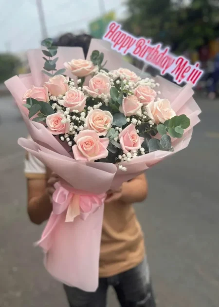 bó hoa sinh nhật tặng mẹ