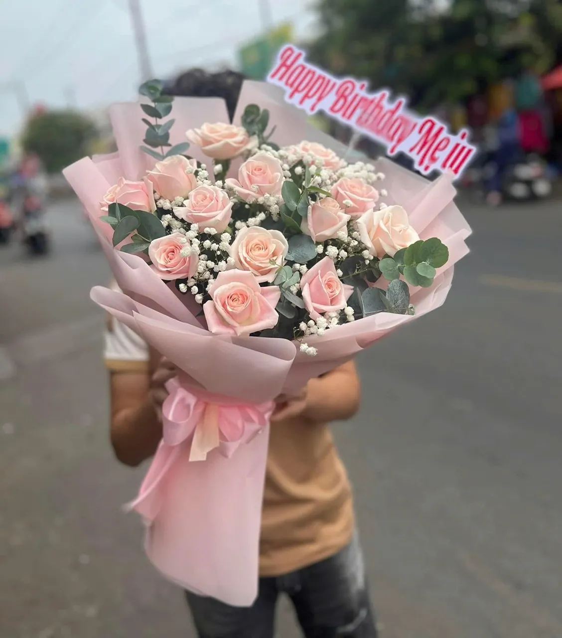 Bó Hoa Sinh Nhật Tặng Mẹ Một Chút Yêu Thương - Hb1081 1 bó hoa sinh nhật tặng mẹ