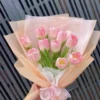 Bó Hoa Tulip Hồng Phấn Dịu Dàng – Hoa Tặng Người Yêu