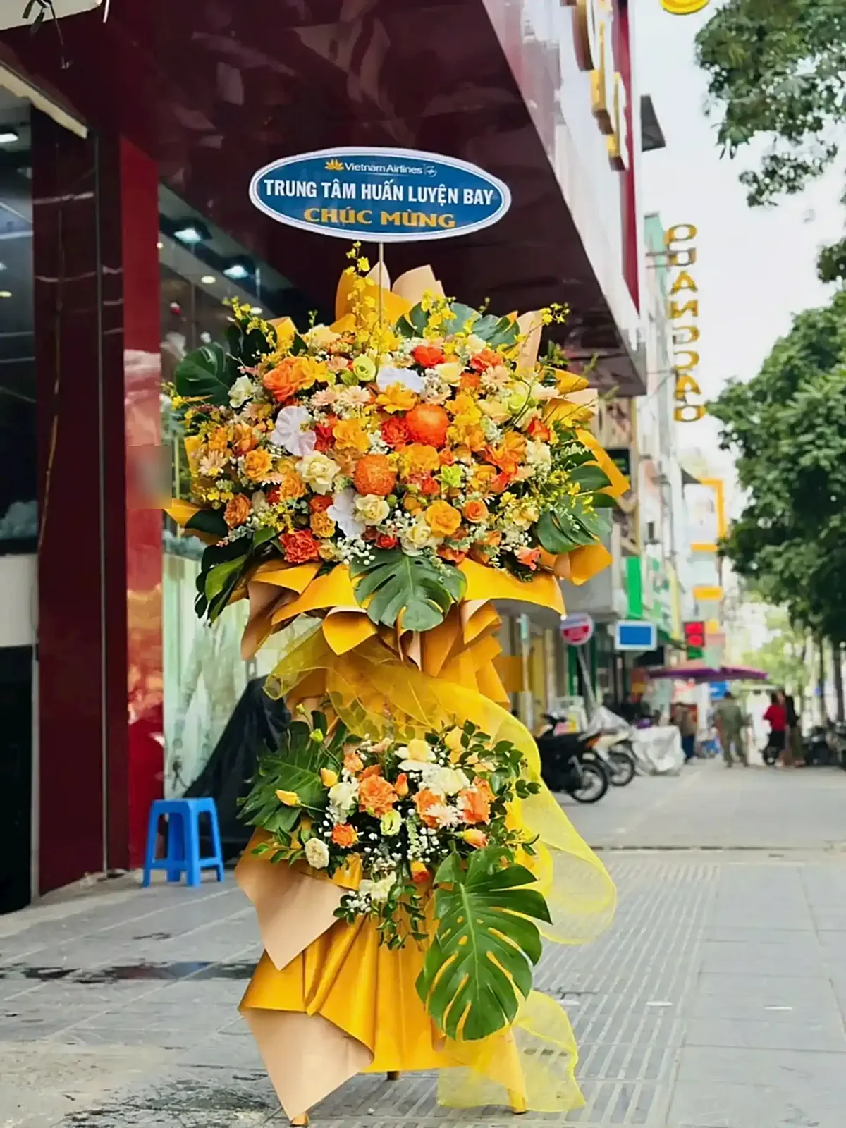 Kệ Hoa Cẩm Chướng Cam – Cánh Bay Vươn Xa – DVKT309 6 kệ hoa cẩm chướng cam Cánh Bay Vươn Xa