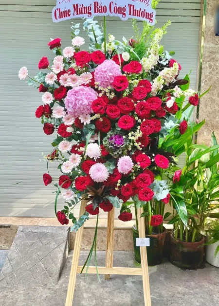 kệ hoa chúc mừng tòa soạn Ngòi Bút Rạng Danh