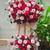 kệ hoa hồng đỏ hồng phấn Song Hồng Phúc Đáo