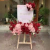 Kệ Hoa Sinh Nhật Hồng Đỏ Lan Hồ Điệp – Tuổi Mới Nồng Nàn – DVKT263 3 kệ hoa sinh nhật hồng đỏ lan hồ điệp Tuổi Mới Nồng Nàn
