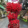 Kệ Hoa Khai Trương Hưng Thịnh Vinh Quang - DVKT360 3 kệ hoa khai trương hưng thịnh vinh quang