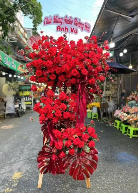 kệ hoa khai trương hưng thịnh vinh quang